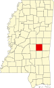 State map highlighting Newton County