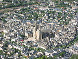A general view of the cathedral and surrounding buildings