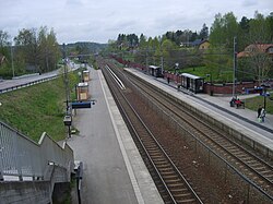 Train station in Mölnbo