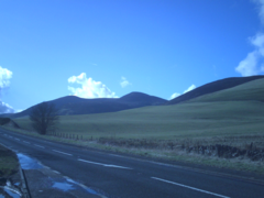 Pentland Hills looking south west from the A702