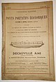 Brücken-Katalog, Oktober 1885
