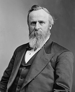 President Rutherford B. Hayes was the 19th President of the USA