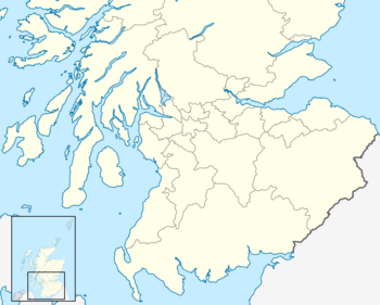 A map of southern Scotland showing some places mentioned in the text