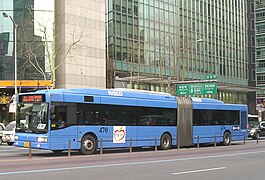 Irisbus CityClass 18m in Seoul, South Korea.