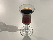 A glass of Shaoxing wine