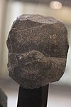 Fragment of a statue in the name of Naram-Sin, Louvre Museum Sb 53