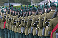 Royal Irish Regiment No. 2, with distinctive "piper green" trousers, caubeen and hackle