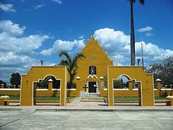 Church at Tixpéhual, Yucatán