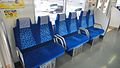 Seats of 50090 series in longitudinal configuration