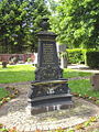 Memorial for the fallen soldiers of the Bavarian 2nd Jäger Battalion in the cemetery in Uettingen
