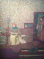 Persons in an Interior - Intimacy (1896), decorative panel