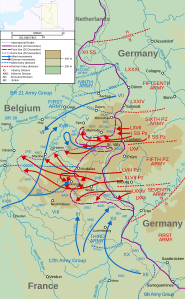 Troop movements around the Battle of the Bulge, by Matthewedwards and Grandiose