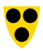 Wappen der Familie Gronsfeld in gold