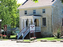 This is the oldest stone home on the Santa Fe Trail and houses the Trail Days Cafe & Museum.