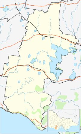 Darlington is located in Corangamite Shire