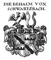 Gemehrtes Wappen der Behaim von Schwartzbach, Siebmacher