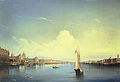 Petersburg at sunset 1850