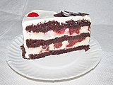 Slice of a Black Forest Cake