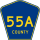 County Road 55A marker