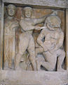 Temple C Perseus kills Medusa