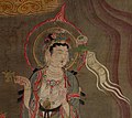 Bodhisattva painting at Dun Huang in the "1000 Buddha cave" (cave 17)