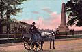 Dublin - Phoenix Park Jaunting car Postcard, c. 1905