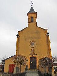 The church in Coin-lès-Cuvry