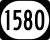 Kentucky Route 1580 marker