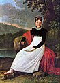 Caroline Bonaparte in traditional Neapolitan dress.