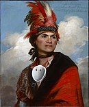 Mohawk leader Joseph Brant, 1785, British Museum, London