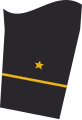 Oberfähnrich zur See OA (Senior Midshipman OA cuff, designed identically to officer ranks)
