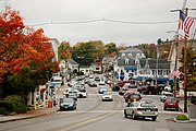 View of Main Street in the fall