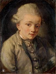 W. A. Mozart, 1763–64. Yale University