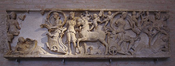 Eos in the sarcophagus of Selene and Endymion.