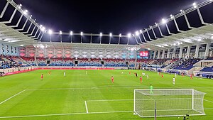 Qualifikationsspiel zur Fußball-Weltmeisterschaft 2022 am 1. September 2021 zwischen Luxemburg und Aserbaidschan