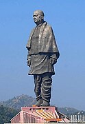 Statue of Unity, as dedicated on 31 October 2018