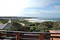 Jeffreys Bay beach view from the top of the Villa African Queen
