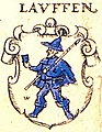 Lauffener Wappen in Johann Siebmachers Wappenbuch von 1605