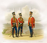 Chief Officers and Private in full dress (1809–1812)