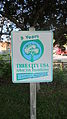 Tree City USA Growth Award sign in Onondaga County, New York.