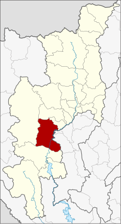 District location in Chiang Mai province