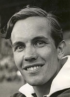 Der Dreisprung-Olympiasieger von 1948 Arne Åhman wurde Vizeeuropameister