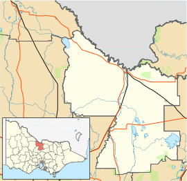 Gunbower is located in Shire of Campaspe