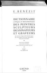Dictionnaire Bénézit, Ausgaben 1924 und 1999