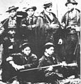 Vito "Totaro" Di Gianni (right) with his men