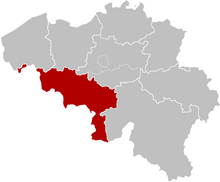 The Diocese of Tournai, coextensive with the province of Hainaut