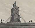 Der Bismarckbrunnen in Flensburg mit Germania wurde 1903 von Helmuth Schievelkamp errichtet.