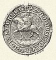 Seal of Yurii I of Galicia, fourteenth century