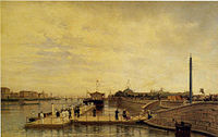 The Neva River in a nineteenth-century painting