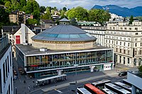 The modern panorama building in Lucerne